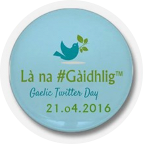 Gaelic Twitter Day badge