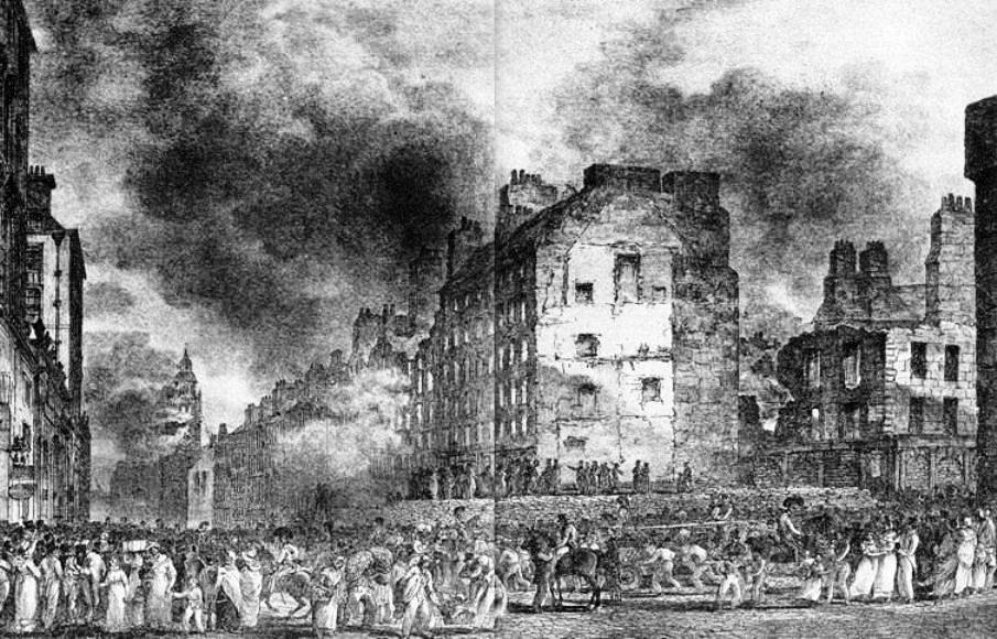 The Great Fire of Edinburgh | 1824