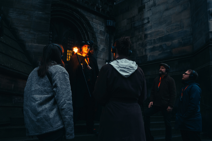 Underground vaults ghost tour Edinburgh Mercat Tours