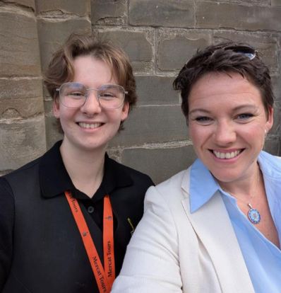 Mercat's MD Kat and Keira, Team Leader in our Visitor Experience Team